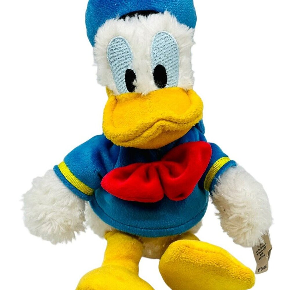 Donald Duck‎ DisneyLand World Plush Blue Sailor Suit Original Tag 9 inch Stuffed